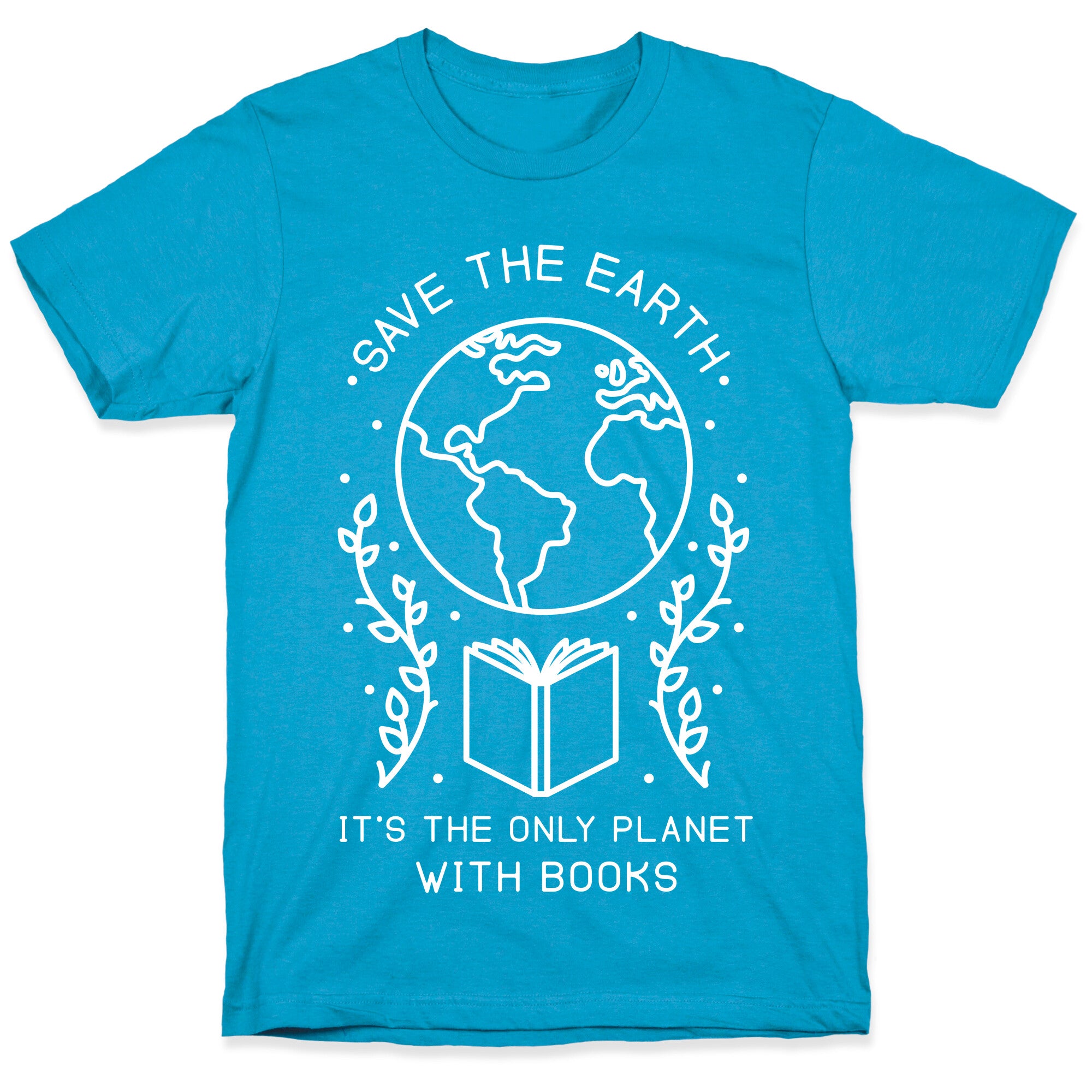 Save the Earth it's the Only Planet With Books Unisex Triblend Tee